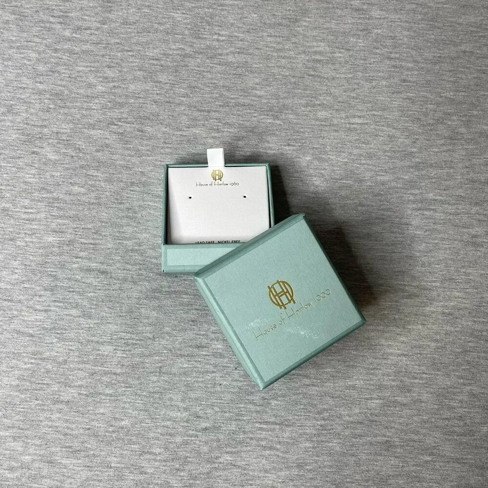 House of Harlow 1960 Jewelry / Earrings Blue Gift Box